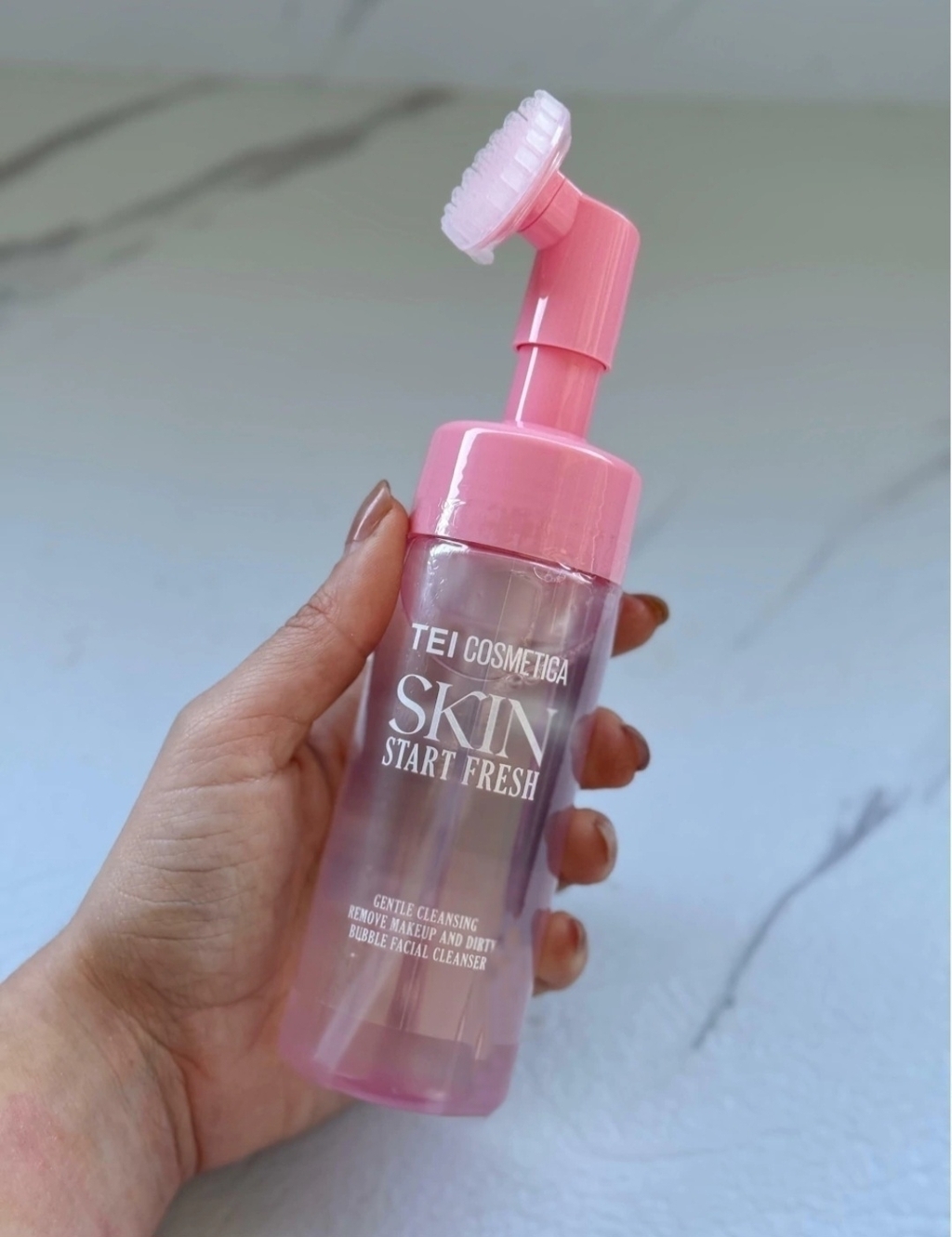 Espuma limpiadora facial con aplicador Tei