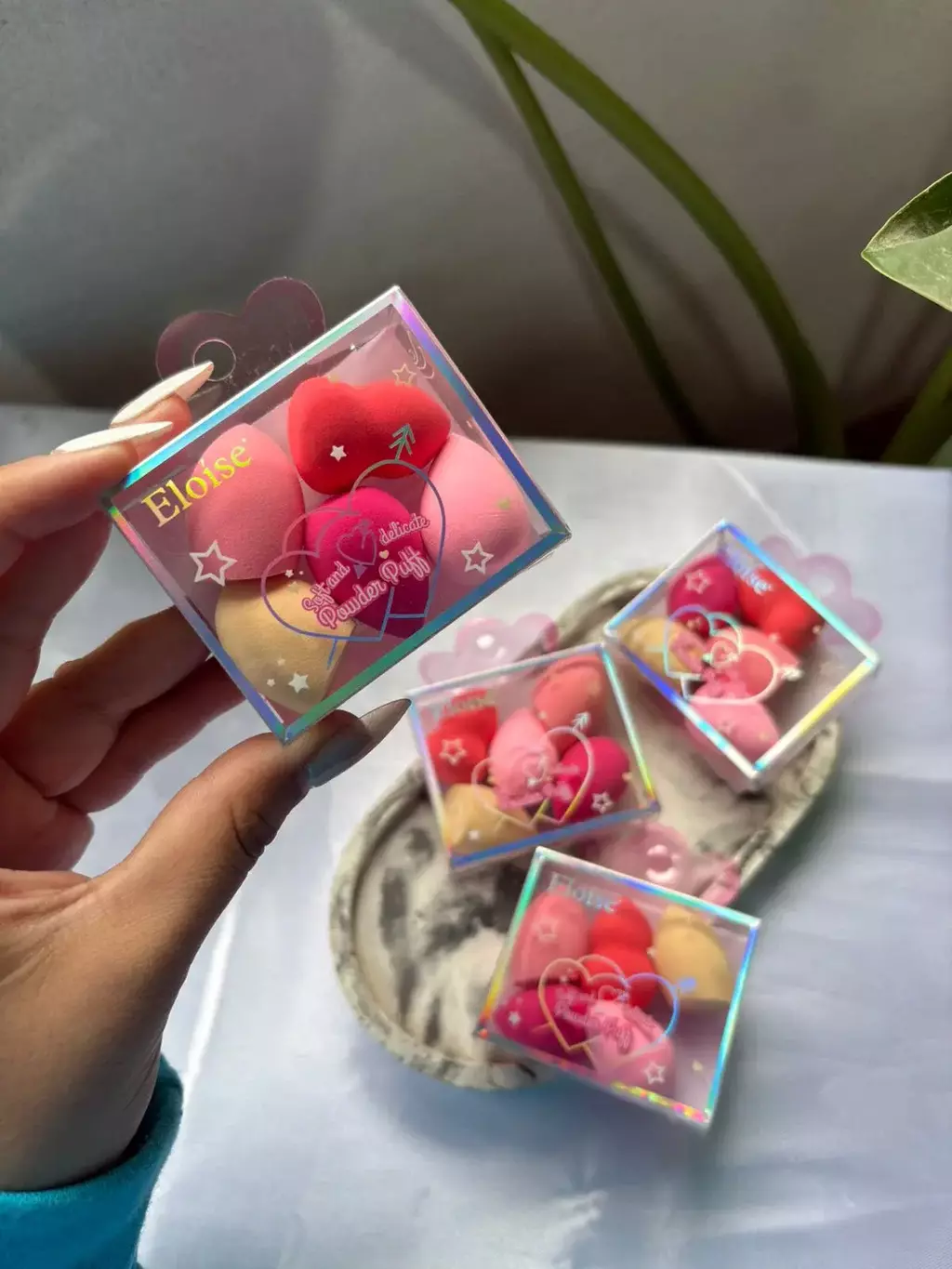 Pack mini esponjas para maquillaje x5