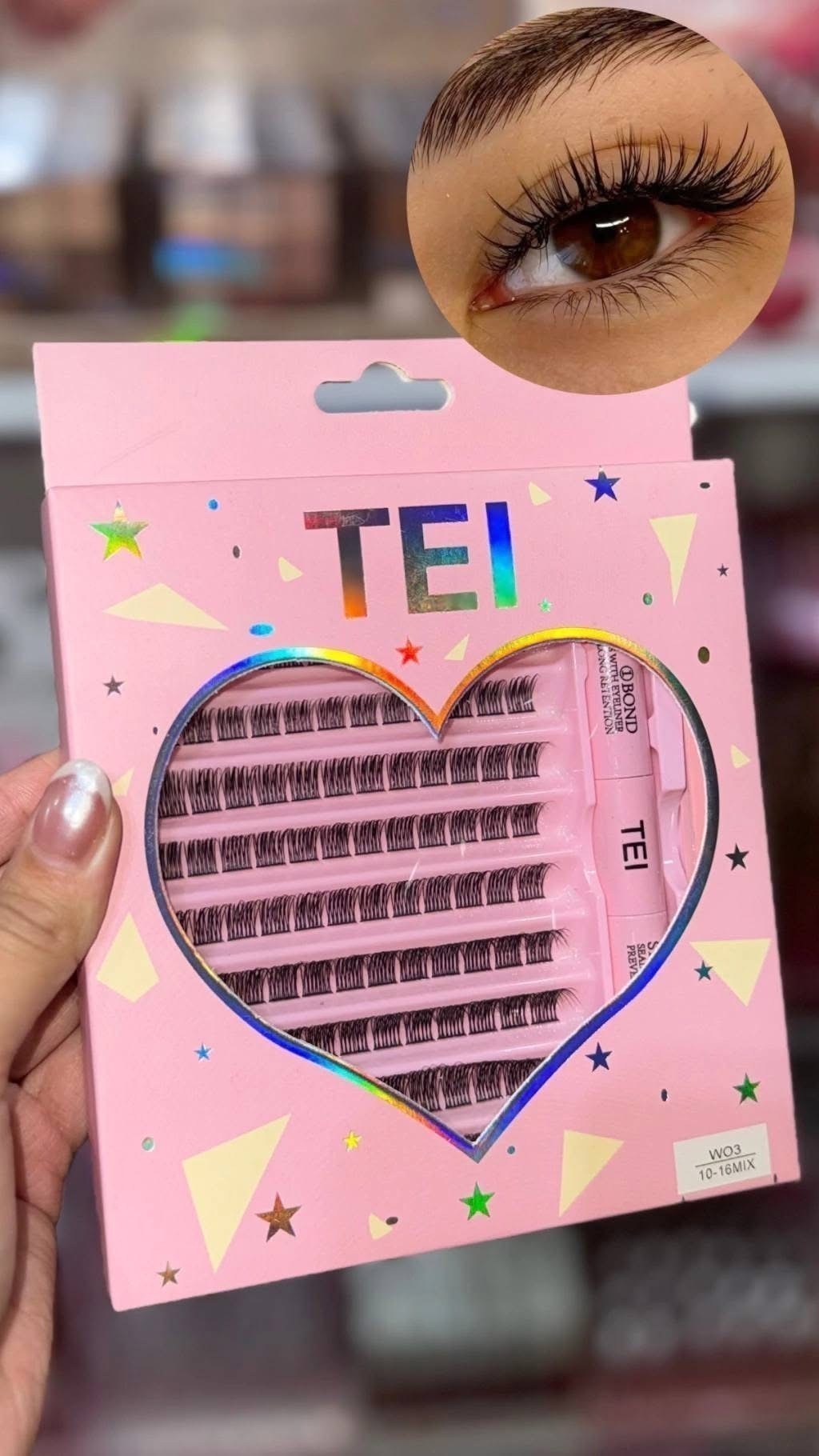 Kit de extensiones de pestañas - Tei